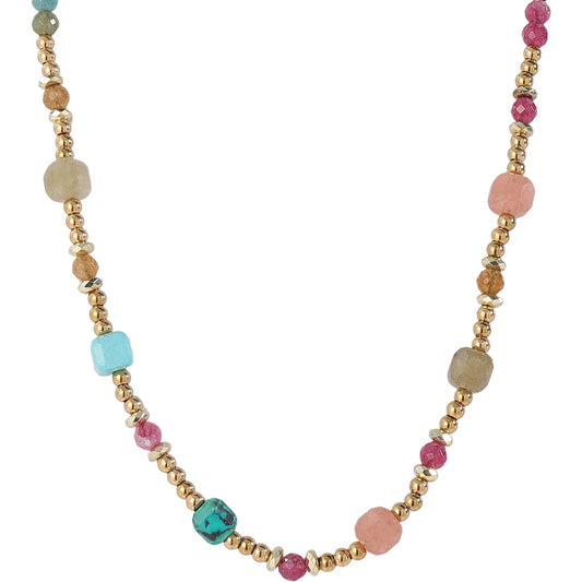 Wholesale Assorted Natural Stone Bead Necklace Collection | 9 Pcs