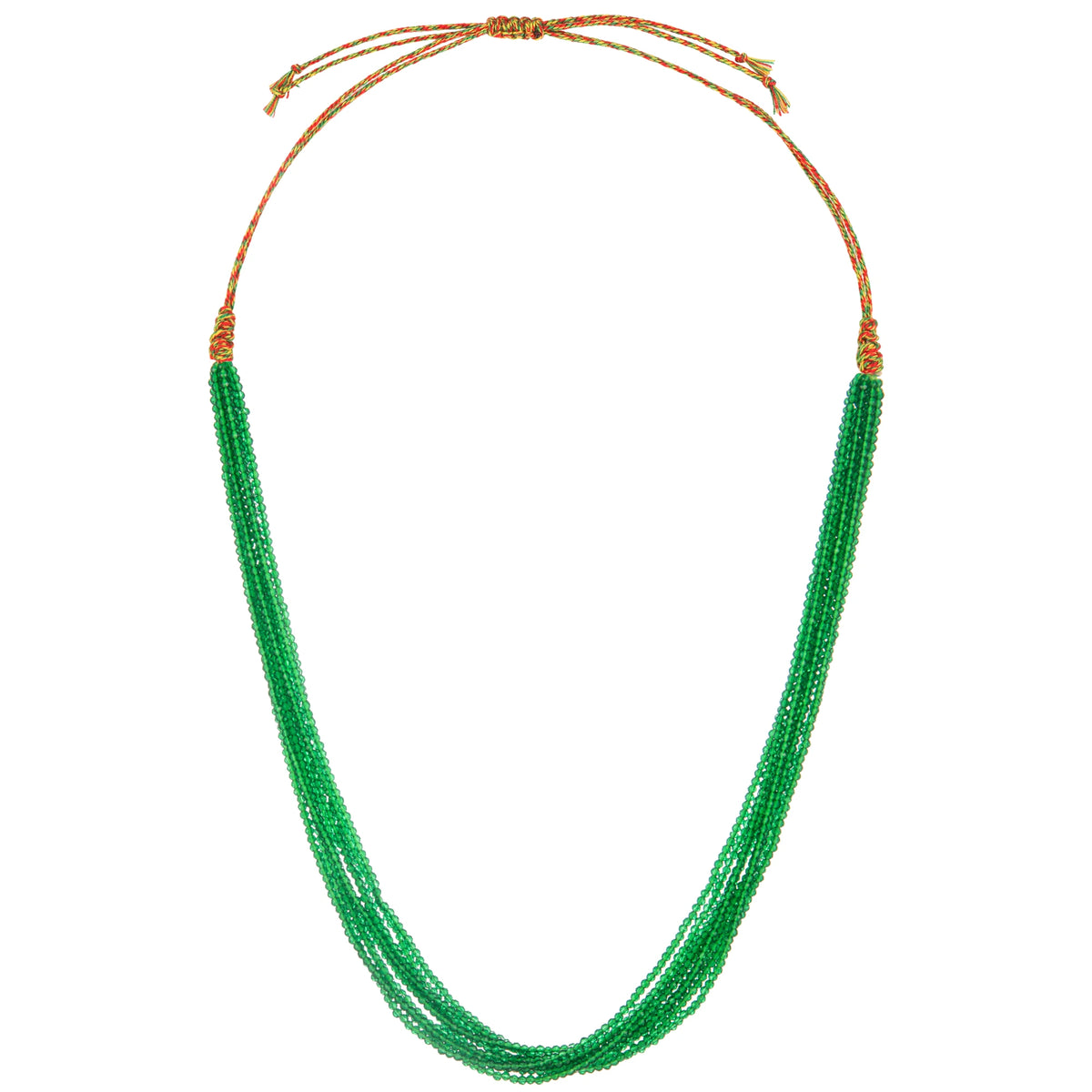 AJN-237 wholesale stone necklace on white background