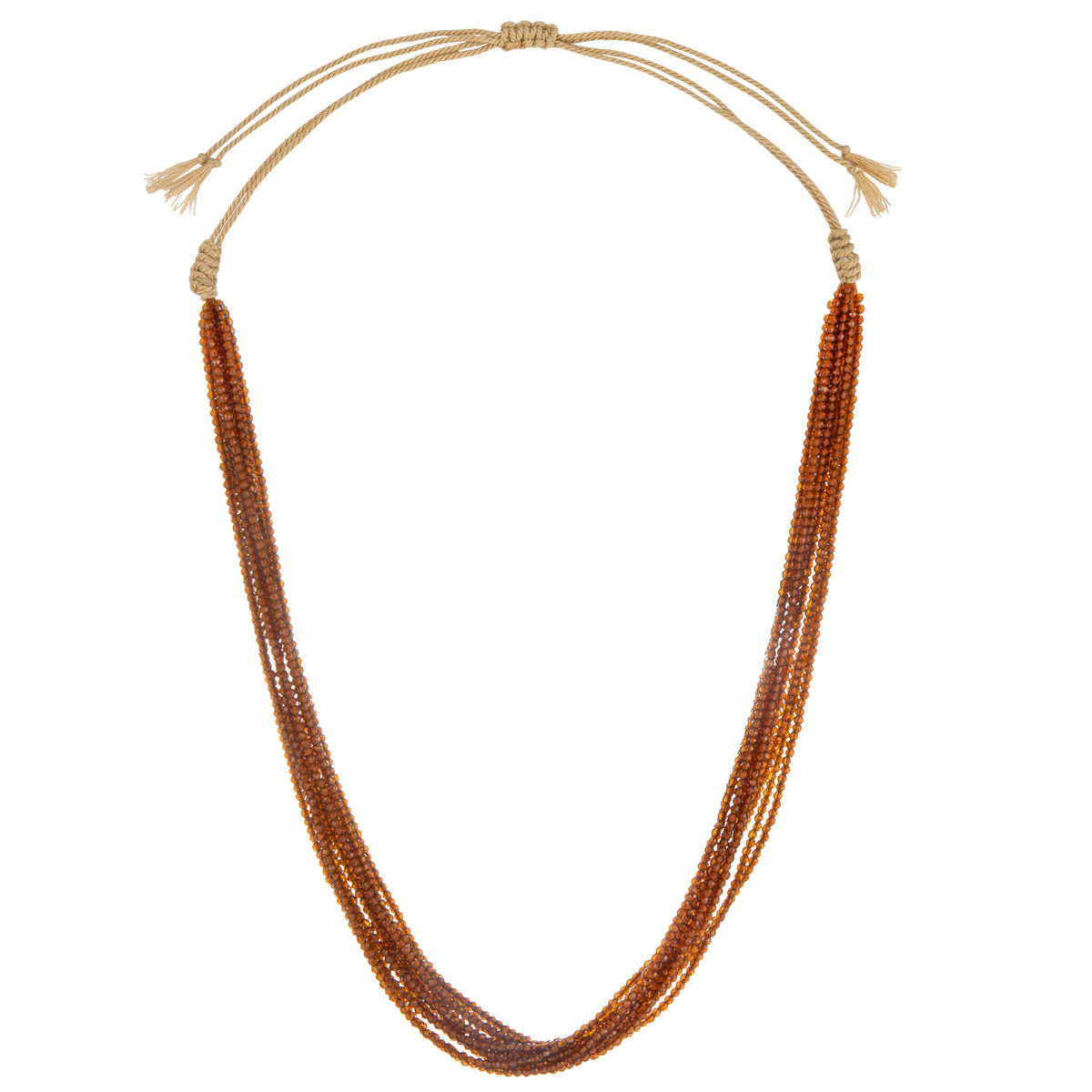 AJN-239 wholesale stone necklace on white background