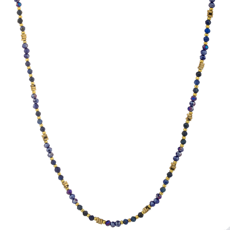 Fine Round Bead Long Necklace