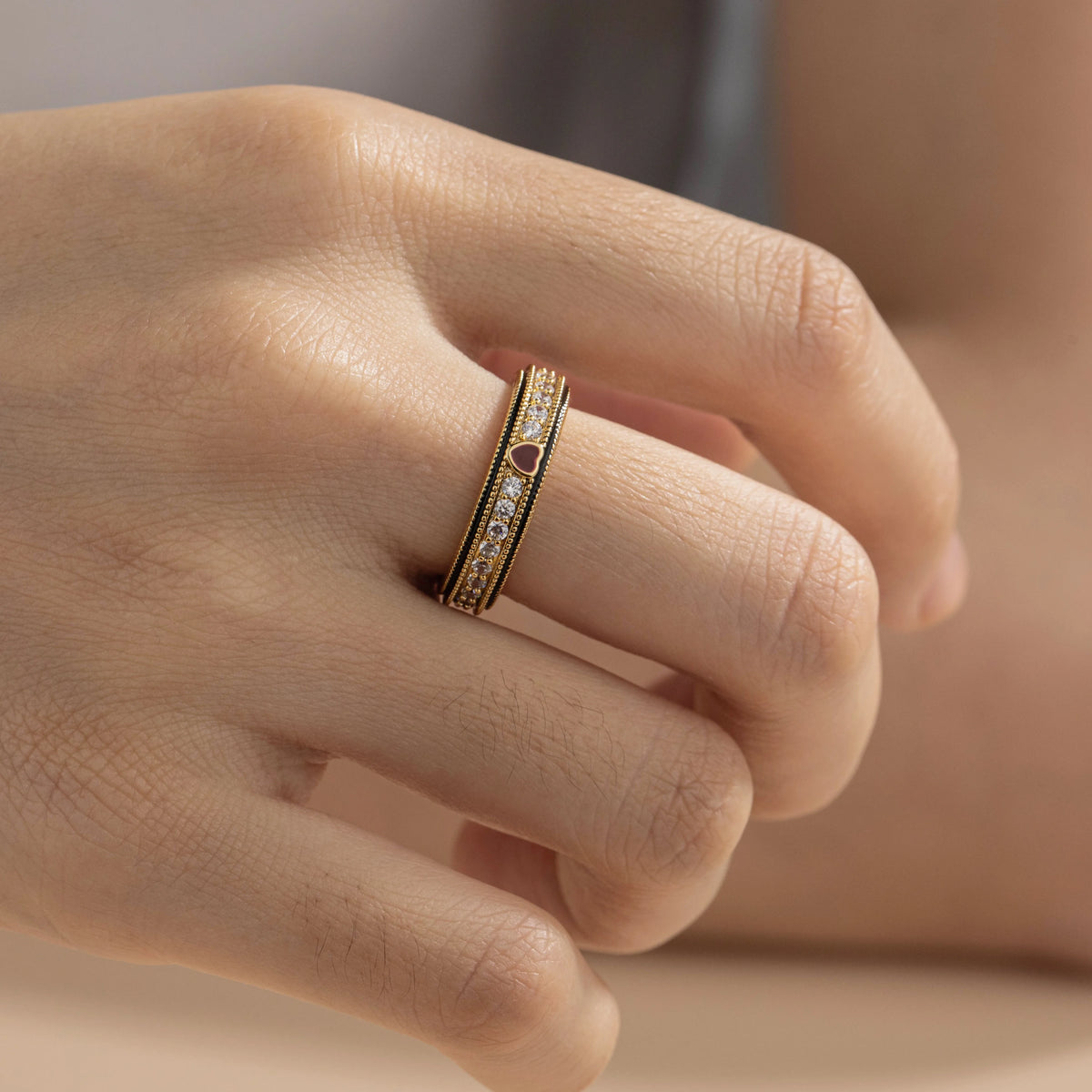 18K Gold-Plated Brass Multicolor CZ Open Rings | 15 Styles