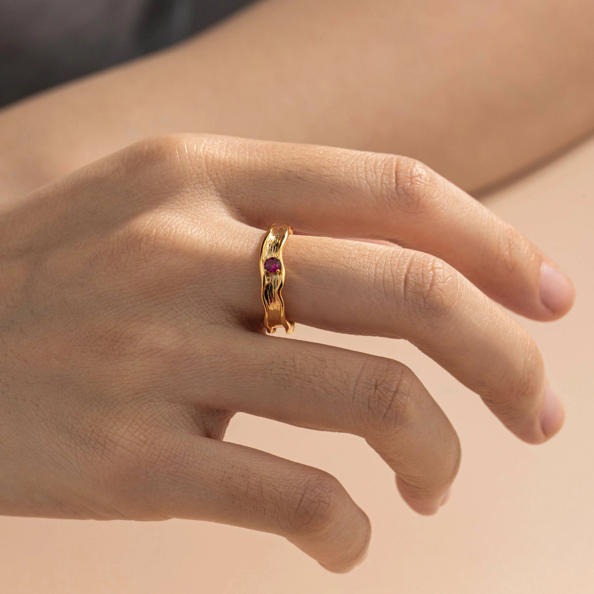 18K Gold-Plated Brass Multicolor CZ Open Rings | 15 Styles