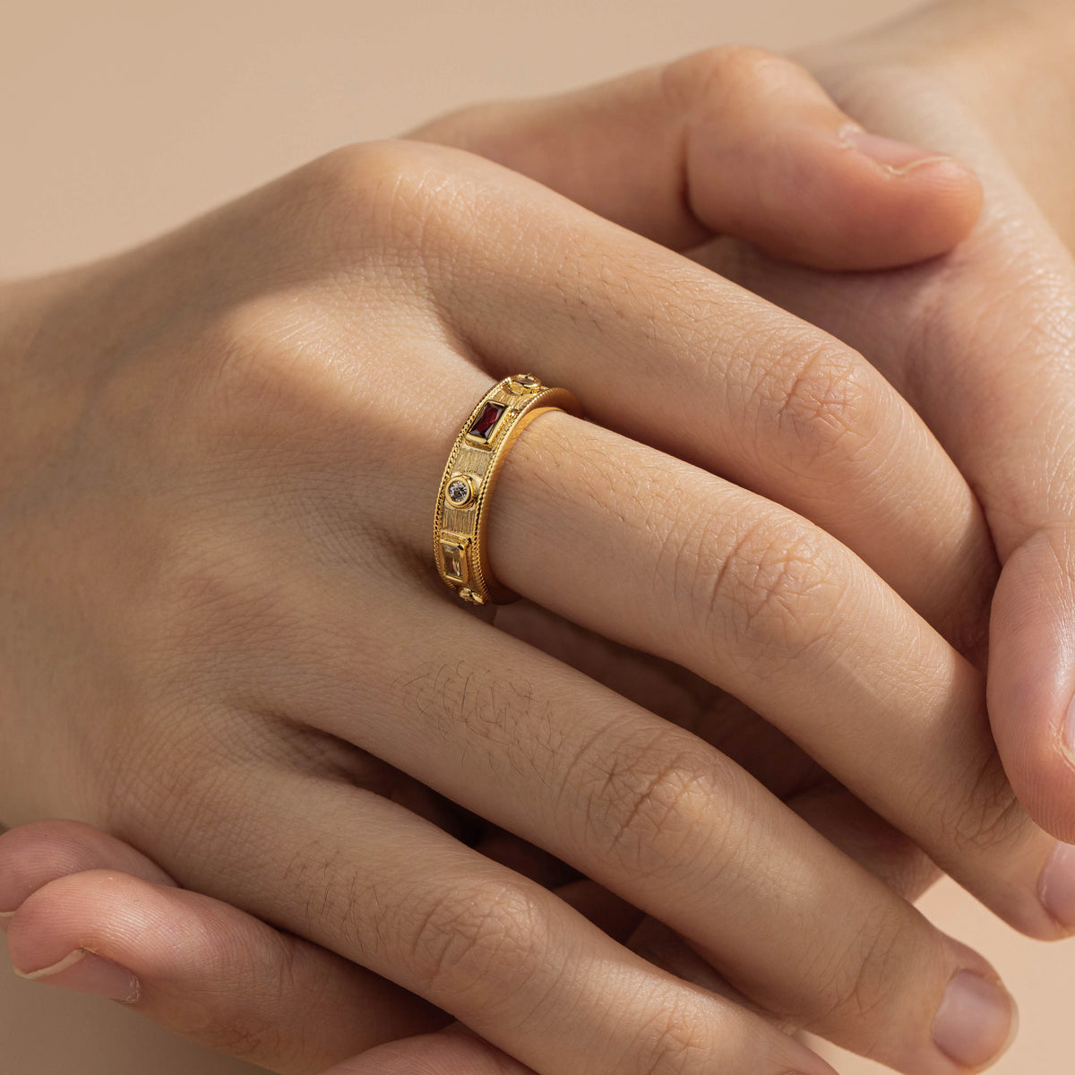 18K Gold-Plated Brass Multicolor CZ Open Rings | 15 Styles
