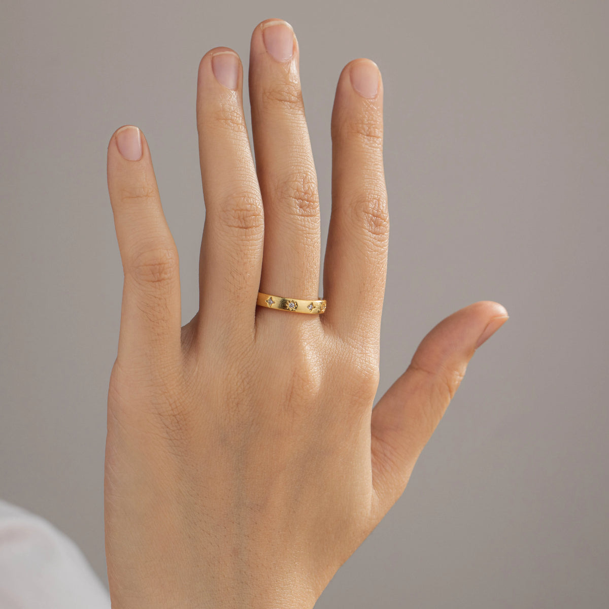 18K Gold-Plated Brass Multicolor CZ Open Rings | 15 Styles