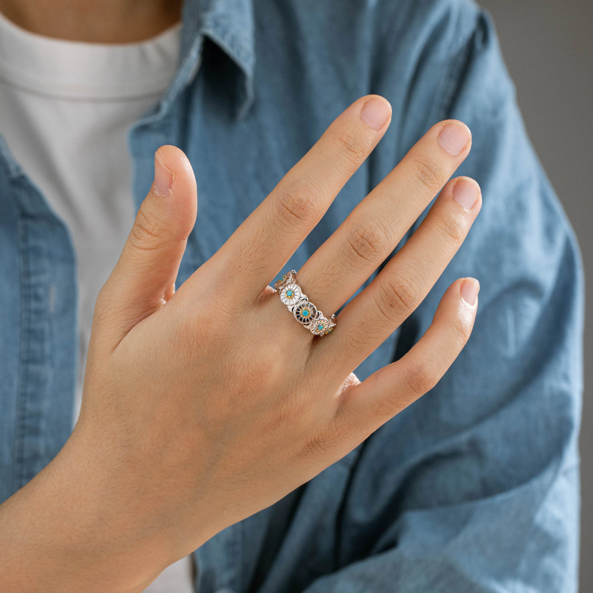 Silver-Tone Brass Open Heart Rings | 4 Styles