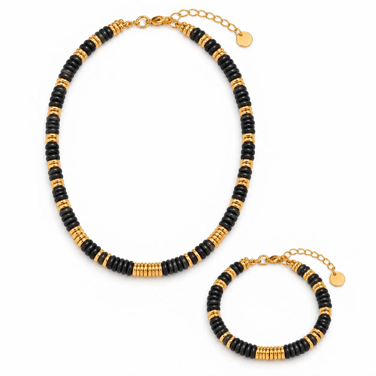 Wholesale Gold-Tone Stone Bead Jewelry Set | US JEWELRY WHOLESALE