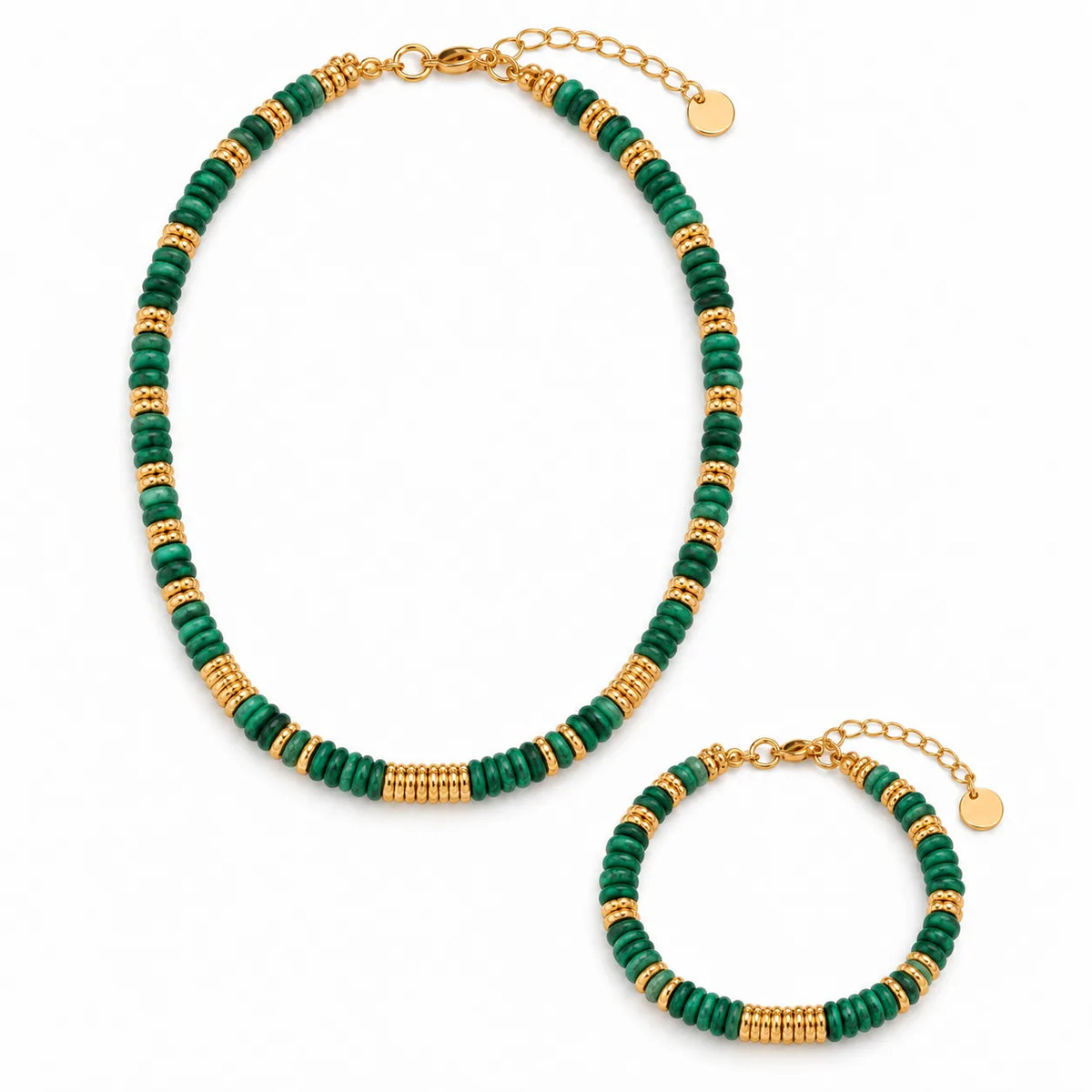 Wholesale Gold-Tone Stone Bead Jewelry Set | US JEWELRY WHOLESALE
