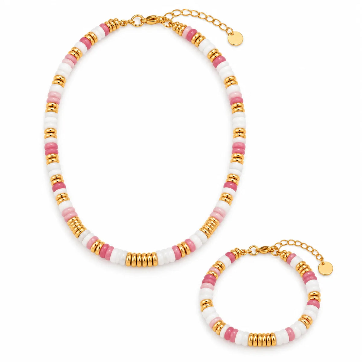 Wholesale Gold-Tone Stone Bead Jewelry Set | US JEWELRY WHOLESALE