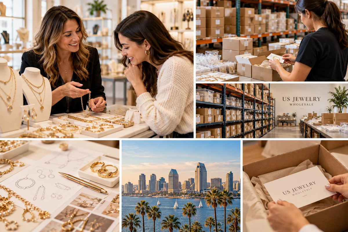 US Jewelry Wholesale ready-to-ship wholesale jewelry in San Diego, California